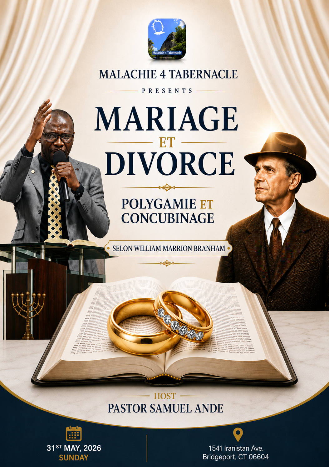 Marriage and Divorce conference poster