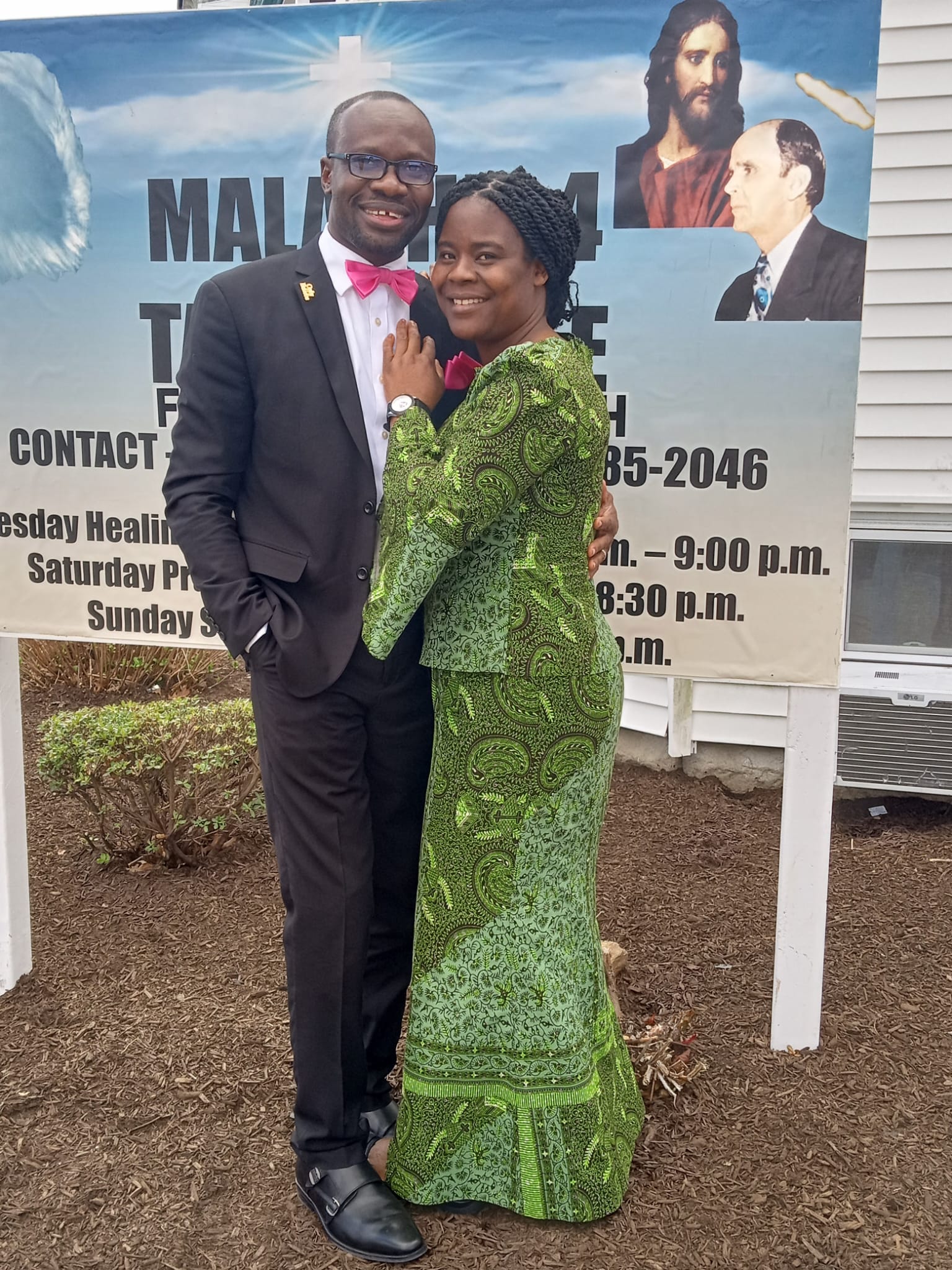 Pastor Samuel and his wife